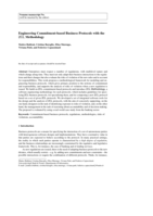 Engineering commitment-based business protocols with 2CL methodology