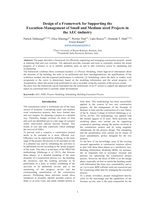 Design of a Framework for Supporting the Execution-Management of Small and Medium sized Projects in the AEC-industry