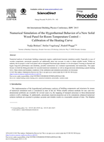 Numerical Simulation of the Hygrothermal Behavior of a New Solid Wood Panel for Room Temperature Control – Calibration of the Heating Curve