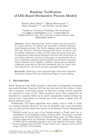 Runtime verification of LTL-based declarative process models
