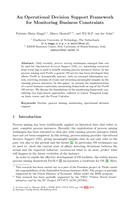 An operational decision support framework for monitoring business constraints