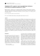 Modulation of NO3- uptake by water-extractable humic substances: involvement of root plasma membrane H(+)ATPase