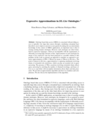 Expressive approximations in DL-Lite ontologies