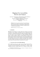 Mapping City Accessibility: Review and Analysis