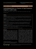 Cephalalgiaphobia as a feature of high-frequency migraine: a pilot study