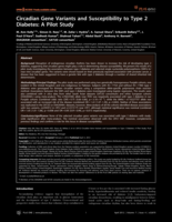 Circadian gene variants and susceptibility to type 2 diabetes: a pilot study