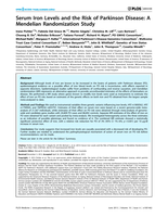Serum iron levels and the risk of Parkinson disease: a mendelian randomization study