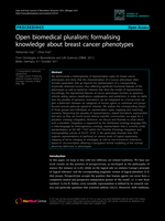 Open biomedical pluralism: Formalising knowledge about breast cancer phenotypes