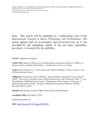 Impact of Hyperoxic Preconditioning in Normobaric Hypoxia (3500m) on Balance Ability in Highly Skilled Skiers: A Randomized, Crossover Study