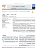 Sustainable energy governance in South Tyrol (Italy): A probabilistic bipartite network model