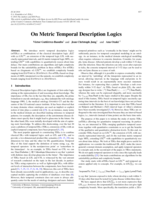 On Metric Temporal Description Logics