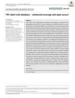 TRY plant trait database – enhanced coverage and open access