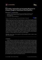 New Policy Approaches for Increasing Response to Climate Change in Small Rural Municipalities