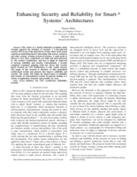 Enhancing Security and Reliability for Smart- Systems' Architectures