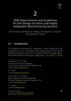 SME requirements and guidelines for the design of smart and highly adaptable manufacturing systems