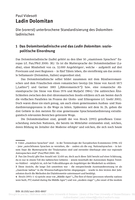 Ladin Dolomitan: die (vorerst) unterbrochene Standardisierung des Dolomitenladinischen