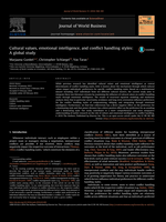 Cultural Values, Emotional Intelligence, and Conflict Handling Styles: A Global Study