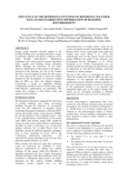 Influence of the representativeness of reference weather data in multi-objective optimization of building refurbishment