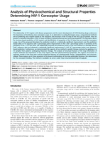 Analysis of physicochemical and structural properties determining HIV-1 coreceptor usage