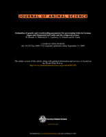 Estimation of genetic and crossbreeding parameters for preweaning traits in German Angus and Simmental beef cattle and the reciprocal crosses