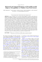 Behavioral and Antennal Responses of Drosophila suzukii (Diptera: Drosophilidae) to Volatiles From Fruit Extracts