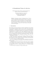 A foundational vision of e-services