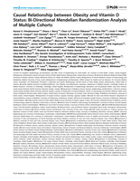 Causal relationship between obesity and vitamin D status: bi-directional Mendelian randomization analysis of multiple cohorts