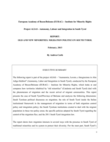 New and Old Minorities: Migration Politics in South Tyrol