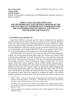 When language becomes law: the methodology and criteria adopted by the South Tyrolean terminology commission for the standardisation of German and Italian translation equivalents