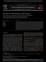 Entry modes in reshoring strategies: An empirical analysis