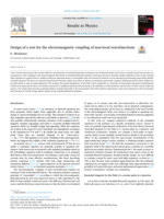 Design of a test for the electromagnetic coupling of non-local wavefunctions