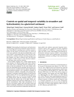 Controls on spatial and temporal variability in streamflow and hydrochemistry in a glacierized catchment