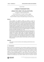 Urban parameters analysis and visualization: A support to planning decisions for the definition of urban surface usages