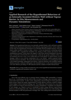 Applied Research of the Hygrothermal Behaviour of an Internally Insulated Historic Wall without Vapour Barrier: In Situ Measurements and Dynamic Simulations