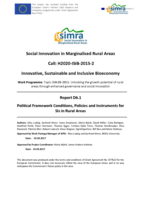Report D6.1 Political Framework Conditions, Policies and Instruments for SIs in Rural Areas