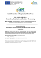 Deliverable D5.4 Final Report on Cross-Case Studies Assessment of Social Innovation