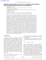 Vibrational spectroscopy study of Ar+ ion irradiated Si-rich oxide films grown by plasma-enhanced chemical vapor deposition