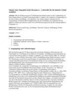 Eigentlich nichts Besonderes - Lehrkräfte für die inklusive Schule ausbilden