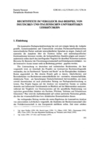 Rechtstexte im Vergleich: Das Beispiel von deutschen und italienischen universitären Lehrbüchern