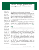 Large-scale assessment of polyglutamine repeat expansions in Parkinson disease
