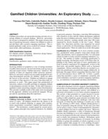 Gamified children universities: an exploratory study