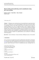 Representing and monitoring social commitments using the event calculus