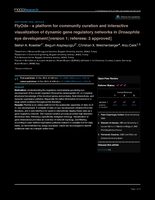 FlyOde - a platform for community curation and interactive visualization of dynamic gene regulatory networks in Drosophila eye development