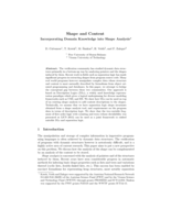 Shape and Content: Incorporating Domain Knowledge into Shape Analysis