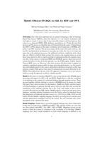 Quest: Efficient SPARQL-to-SQL for RDF and OWL