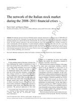 The network of the Italian stock market during the 2008–2011 financial crises