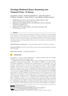 Ontology-Mediated Query Answering over Temporal Data: A Survey