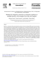 Methods for integrative research on community resilience to multiple hazards, with examples from Italy and England