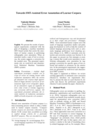 Towards SMT-Assisted Error Annotation of Learner Corpora