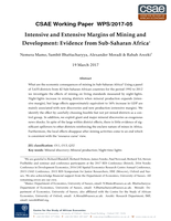 Intensive and Extensive Margins of Mining and Development: Evidence from Sub-Saharan Africa